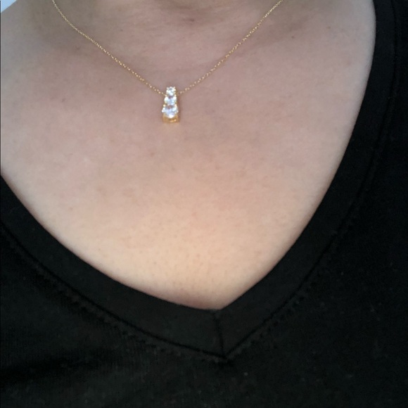 GIANI BERNINI CUBic Zirconia NECKLACE. - Picture 3 of 6